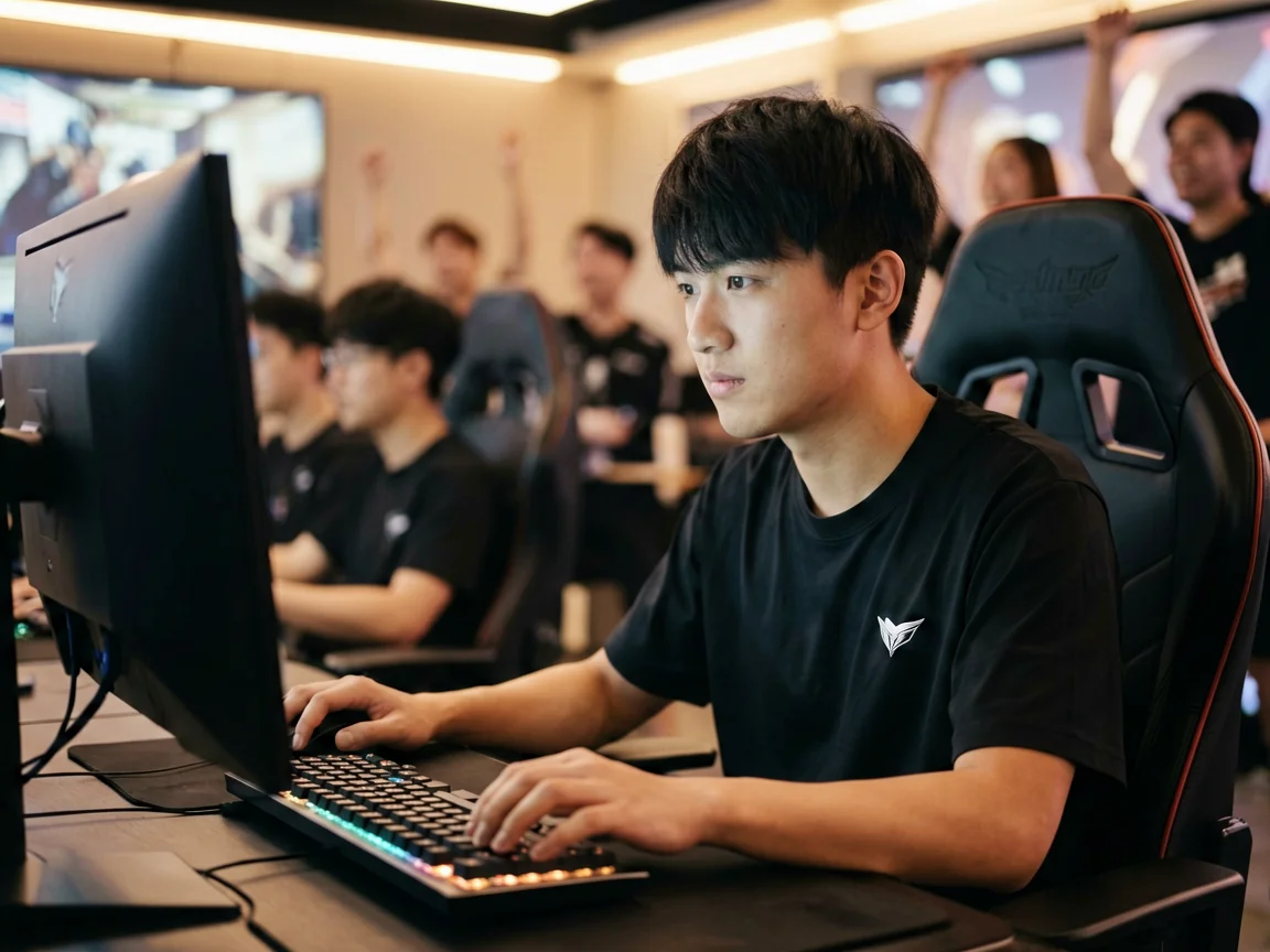 电竞选手Rekkles备战训练